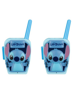 Walkie Talkies eKids Stitch para Niños, 228 m de Rango