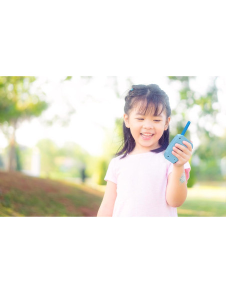 Walkie Talkies eKids Stitch para Niños, 228 m de Rango
