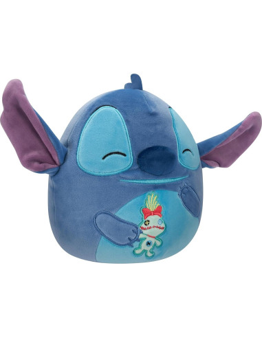 Squishmallows Disney Stitch 20cm Sosteniendo Scrump