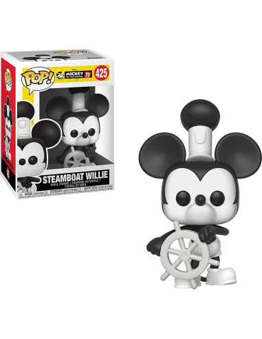 Figura Funko POP Disney Mickey 90 Aniversario Steamboat Willie