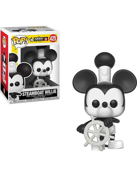 Figura Funko POP Disney Mickey 90 Aniversario Steamboat Willie