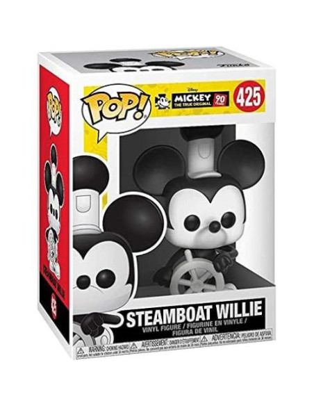 Figura Funko POP Disney Mickey 90 Aniversario Steamboat Willie