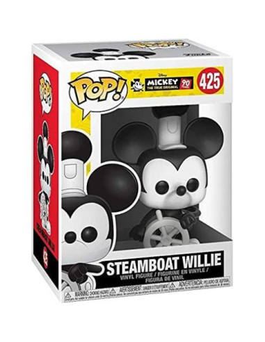Figura Funko POP Disney Mickey 90 Aniversario Steamboat Willie