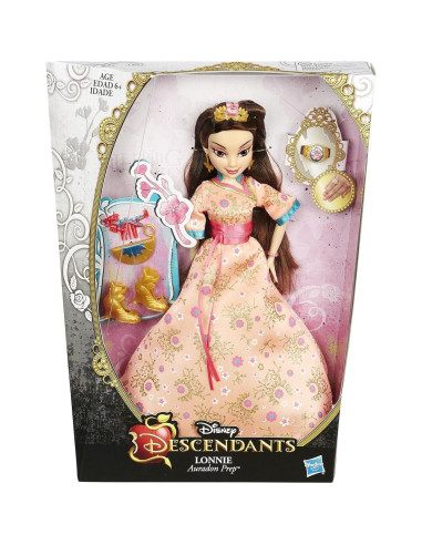 Muñeca Disney Descendants Lonnie con accesorios de coronación
