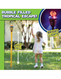 Máquina de Burbujas Tiki Maxx Bubbles con Música y Luz 2