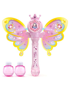 Varita de Burbuja Temática Sirena Dolanus Rosa con Luz y Música