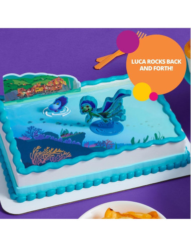 Cake Topper DecoSet Disney Pixar Luca El Mundo es Tuyo