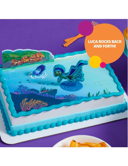 Cake Topper DecoSet Disney Pixar Luca El Mundo es Tuyo