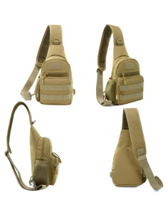 Bolsa Sling Táctica BraveHawk 900D Nylon Compacta 4L 2