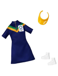 Conjunto Barbie Juegos Olímpicos Tokio 2020 - Ropa y Accesorios