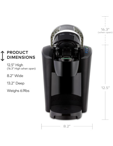 Cafetera Keurig K-Compact 1 Taza 1,06 L Negro