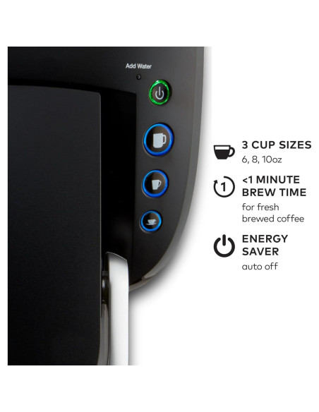 Cafetera Keurig K-Compact 1 Taza 1,06 L Negro