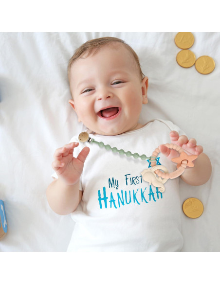 Anillo de Silicona para Dentición Rosa - Juguete Bebé 3-12 Meses