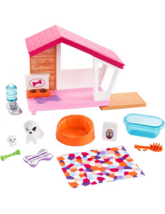 Juego de Muebles de Interior Barbie Casa de Perros Accesorios 2