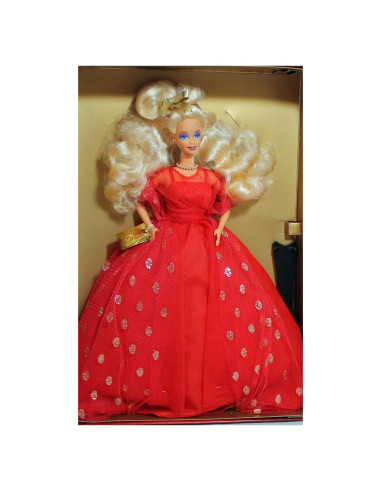 Muñeca Barbie Llama de Noche Rubia Mattel 1865 1991