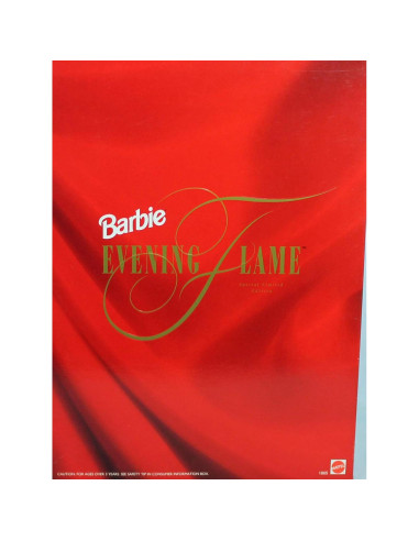 Muñeca Barbie Llama de Noche Rubia Mattel 1865 1991