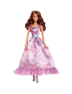 Muñeca Barbie Cumpleaños Mattel HRM54 Vestido Floral 2