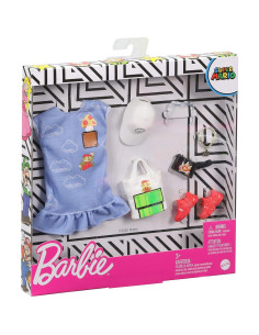 Paquete de Moda Barbie Super Mario con 6 Accesorios 2