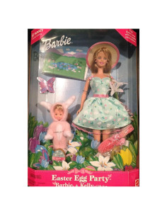 Conjunto de Regalo Fiesta Huevos Pascua Barbie Kelly 1999