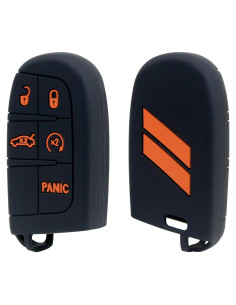 Cubierta de llavero Dodge REMOCH 5 botones Naranja 1PC