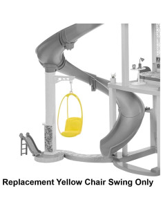Repuesto Silla Columpio Amarilla Barbie Dreamhouse HMX10 2