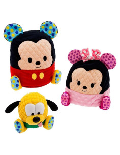 Conjunto de Peluches Anidados Disney Mickey Mouse - 3 en 1