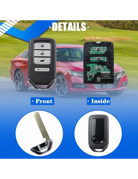 Llavero inteligente Honda HR-V Fit 2016-2021 4 botones