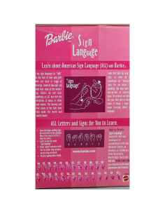 Muñeca Barbie Lenguaje de Señas Mattel Edición Especial 2