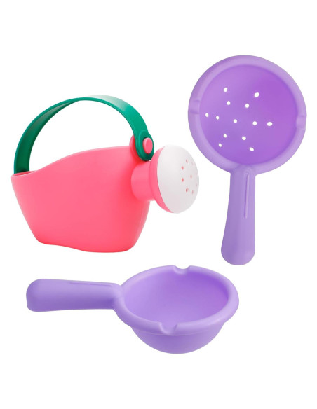 Juguetes de Baño Suaves Biubee 3 Piezas Rosa para Bebés