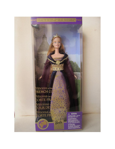 Muñeca Barbie Princesa de la Corte Francesa Mattel 34x16x7cm