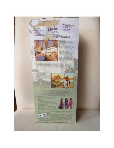 Muñeca Barbie Princesa de la Corte Francesa Mattel 34x16x7cm