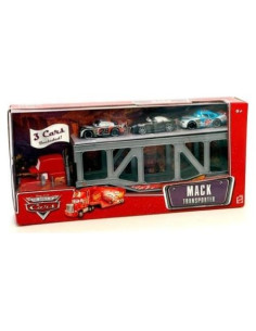 Transportador Mack Disney Pixar Cars con 3 Autos de Metal