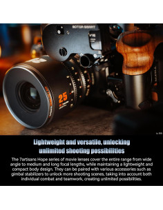 Lente de Cine 7artisans 16mm T2.1 para Montura Fuji X 2