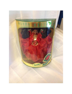 Muñeca Barbie Afroamericana 1993 Felices Fiestas Edición Especial 2