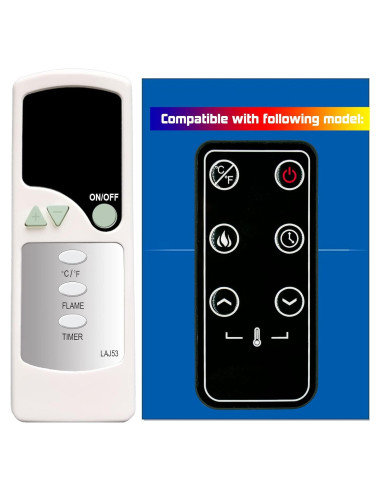 Control Remoto Reemplazo Calefactor Chimenea Eléctrica Covenant