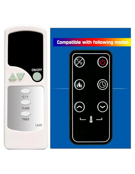 Control Remoto Reemplazo Calefactor Chimenea Eléctrica Covenant