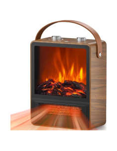 Calentador de Chimenea Eléctrica Alpaca SF-2213B 1500W 3D