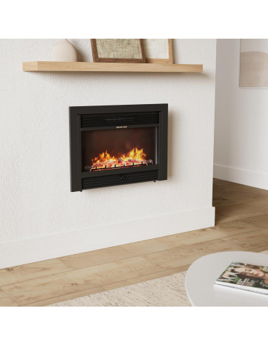 Chimenea Eléctrica Giantex 72.39 cm Control Remoto 3 Colores