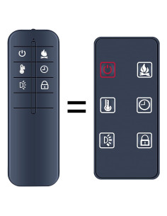 Control Remoto Retrosun para Calefactor Febo Flame ZHS-36-A