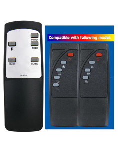 Control Remoto Reemplazo Ameriwood para Chimenea Eléctrica