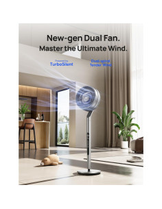 Ventilador de pedestal Dreo DR-HPF005S 10 aspas 10 velocidades 2