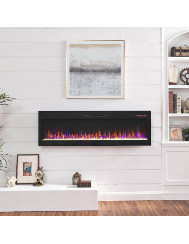 Chimenea Eléctrica Ball & Cast 60 cm Control Remoto 16 Colores