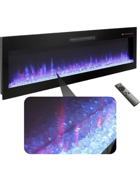 Chimenea Eléctrica Ball & Cast 60 cm Control Remoto 16 Colores