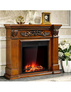 Chimenea Eléctrica Tangkula Insertable 57.15 cm Control Remoto 2