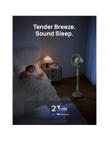 Ventilador de pedestal Dreo DR-HPF005S 10 aspas 10 velocidades