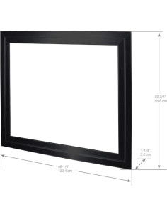 Kit de Recorte Chimenea Eléctrica Dimplex 114 cm Negro 2