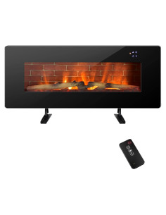 Chimenea Eléctrica Tangkula 42" 1400W Control Remoto 7 Colores