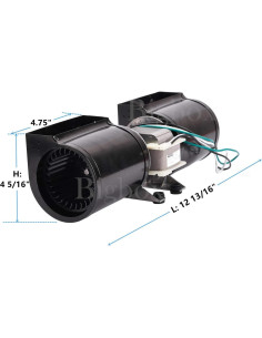 Kit de Ventilador de Reemplazo Adviace GFK-160A para Chimenea 2