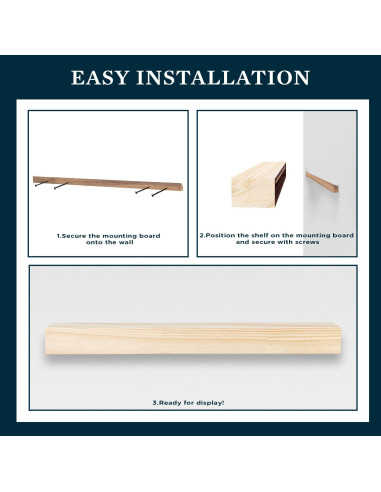 Estante de Chimenea Flotante MANTELSDIRECT 182.88 cm Rústico