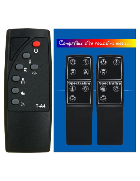 Control Remoto Twin Star ClassicFlame Estufa Eléctrica